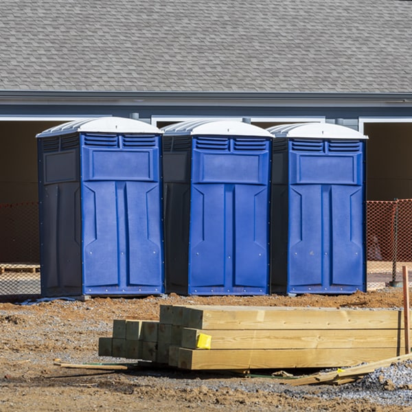 what is the cost difference between standard and deluxe portable toilet rentals in Hurley SD